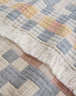 Pendleton BLUE RIDGE ORGANIC COTTON FRINGED THROW