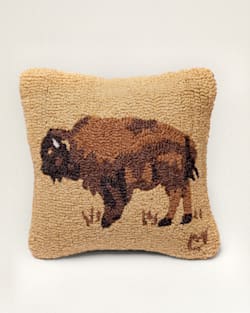 pendleton BUFFALO HOOKED SQUARE PILLOW