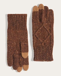 pendleton CABLE KNIT TEXTING GLOVES