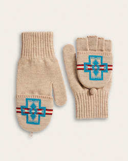 pendleton HARDING MERINO KNIT CONVERTIBLE MITTENS