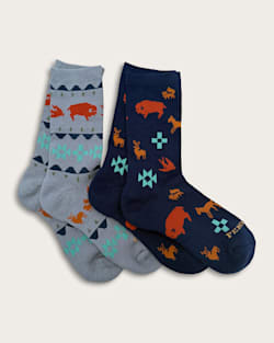 pendleton KIDS 2-PACK CRITTER CREW SOCKS
