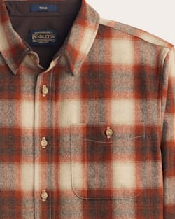 Pendleton MEN'S PLAID ELBOW-PATCH TRAIL SHIRT