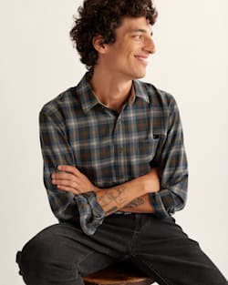pendleton MEN'S PLAID MERINO LODGE SHIRT