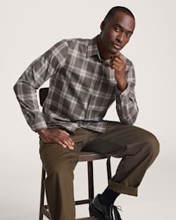 pendleton MEN'S PLAID MERINO LODGE SHIRT