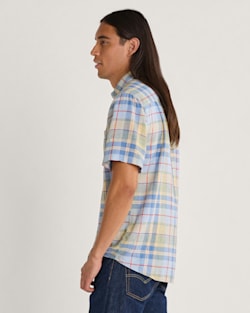 Pendleton MEN'S PLAID SHORELINE LINEN SHIRT