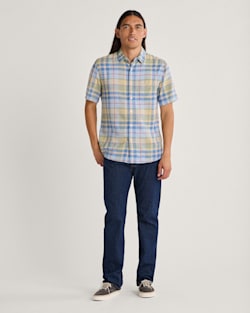 Pendleton MEN'S PLAID SHORELINE LINEN SHIRT