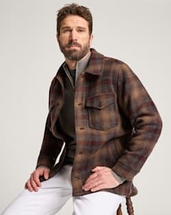pendleton MEN'S PLAID WOOL LAWSON COAT