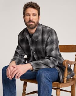 pendleton MEN'S QUILTED WOOL COACHES JACKET