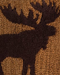 Pendleton MOOSE HOOKED SQUARE PILLOW