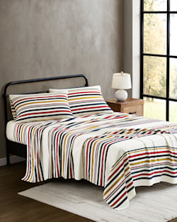pendleton NATIONAL PARK STRIPE FLANNEL SHEET SET