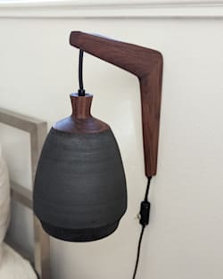 pendleton PARK SLOPE CERAMIC PLUG-IN SCONCE