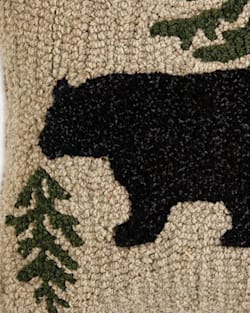 Pendleton WANDERING BEAR HOOKED SQUARE PILLOW
