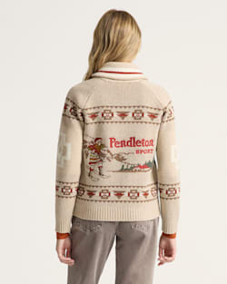 Pendleton WOMEN'S ALPINE LAMBSWOOL ZIP CARDIGAN