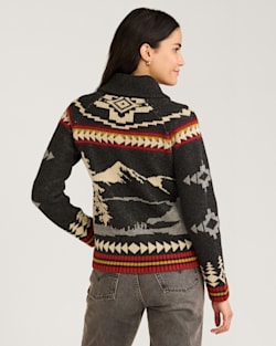 Pendleton WOMEN'S ALPINE LAMBSWOOL ZIP CARDIGAN