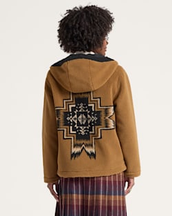 Pendleton WOMEN'S AUTUMN STAR HOODED FLEECE JACKET