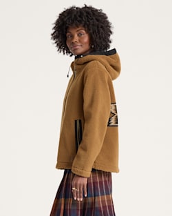 Pendleton WOMEN'S AUTUMN STAR HOODED FLEECE JACKET
