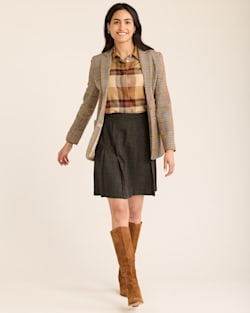 Pendleton WOMEN'S BOX PLEAT WOOL SKIRT