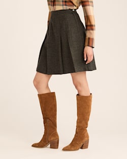 Pendleton WOMEN'S BOX PLEAT WOOL SKIRT