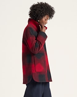 Pendleton WOMEN'S BUFFALO PLAID WOOL COAT