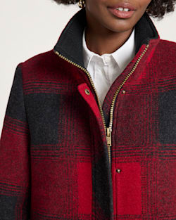Pendleton WOMEN'S BUFFALO PLAID WOOL COAT