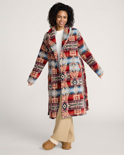 pendleton WOMEN'S COTTON TERRY VELOUR BATHROBE