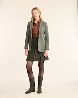 Pendleton WOMEN'S DAVIS HERRINGBONE WOOL BLAZER