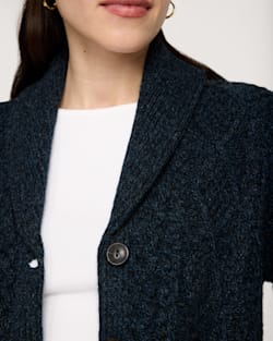 Pendleton WOMEN'S FISHERMAN WOOL CARDIGAN