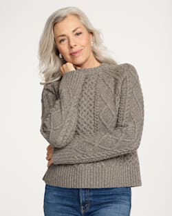 pendleton WOMEN'S FISHERMAN WOOL SWEATER
