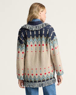 Pendleton WOMEN'S GRAPHIC FRINGE CARDIGAN