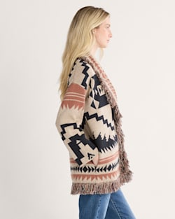 Pendleton WOMEN'S GRAPHIC FRINGE CARDIGAN