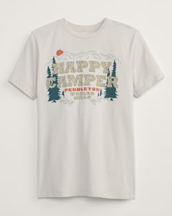 pendleton WOMEN'S HAPPY CAMPER GRAPHIC TEE