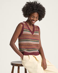 pendleton WOMEN'S HARLOW LAMBSWOOL SWEATER VEST