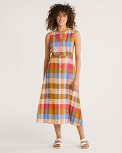 pendleton WOMEN'S LANA SLEEVELESS LINEN DRESS