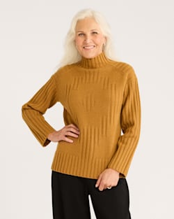pendleton WOMEN'S OVERSIZED MOCKNECK PULLOVER