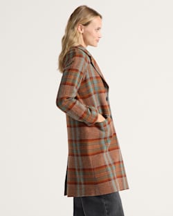 Pendleton WOMEN'S PLAID WOOL OVERCOAT