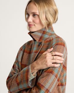 Pendleton WOMEN'S PLAID WOOL OVERCOAT