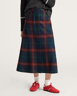 pendleton WOMEN'S PLAID WOOL SKIRT