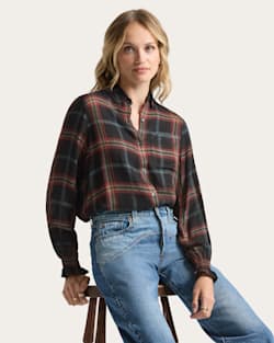 pendleton WOMEN'S PLAID ZOE BLOUSE
