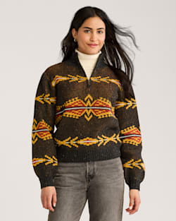 pendleton WOMEN'S QUARTER-ZIP MERINO SWEATER