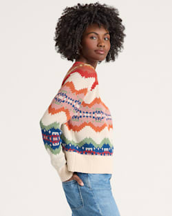 Pendleton WOMEN'S RAGLAN COTTON GRAPHIC SWEATER