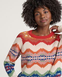 Pendleton WOMEN'S RAGLAN COTTON GRAPHIC SWEATER