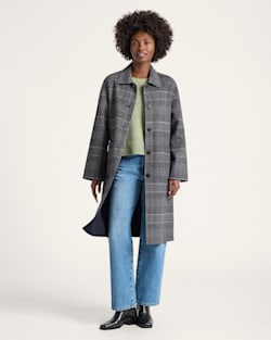 pendleton WOMEN'S REVERSIBLE LONG WOOL COAT