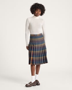 Pendleton WOMEN'S REVERSIBLE PLEATED WOOL SKIRT