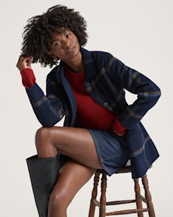 pendleton WOMEN'S REVERSIBLE WOOL JACKET