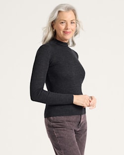 Pendleton WOMEN'S RIB MERINO MOCKNECK
