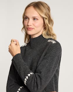 Pendleton WOMEN'S VINTAGE MOCKNECK MERINO PULLOVER