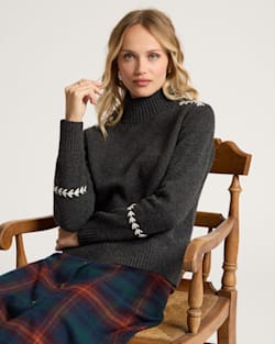 pendleton WOMEN'S VINTAGE MOCKNECK MERINO PULLOVER