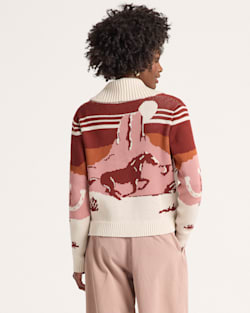 Pendleton WOMEN'S WESTERN SCENIC COTTON CARDIGAN