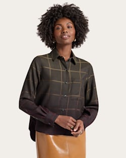 pendleton WOMEN'S WORSTED WOOL ONE POCKET SHIRT