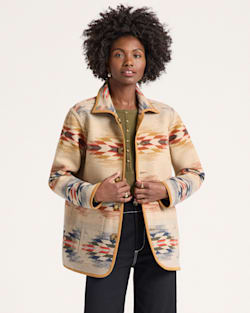Pendleton WOMEN'S WYETH FALLS REVERSIBLE WOOL COAT